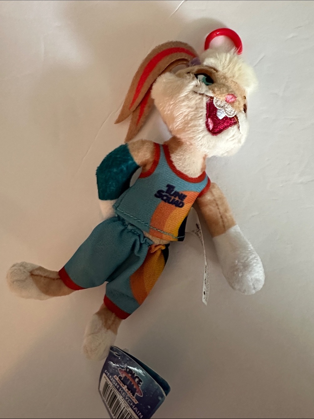 Space Jam Lola Bunny Plush Keychain - Multicolor New